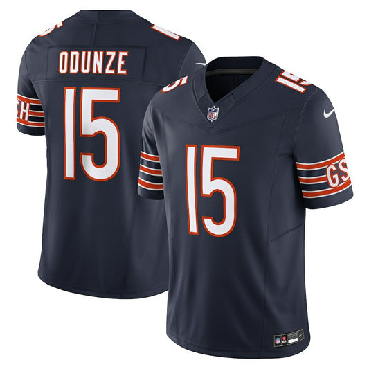 Rome Odunze Chicago Bears Vapor F.U.S.E. Limited Jersey - Navy | NFL Jerseys