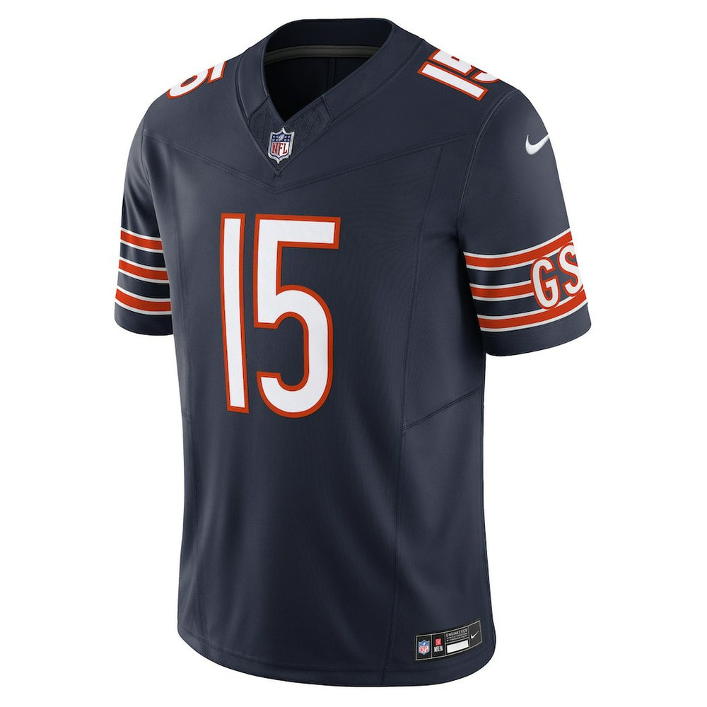 Rome Odunze Chicago Bears Vapor F.U.S.E. Limited Jersey Navy - Nike