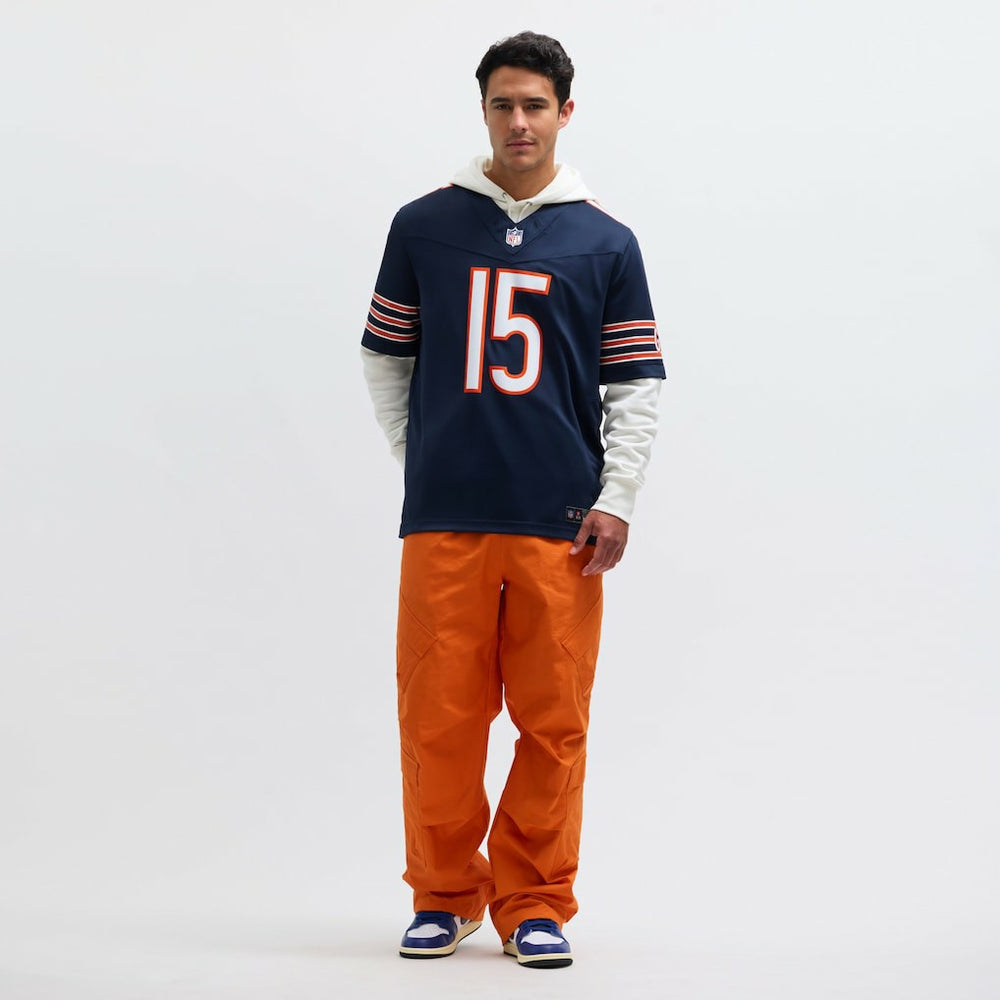 Rome Odunze Chicago Bears Vapor F.U.S.E. Limited Jersey Navy - Nike