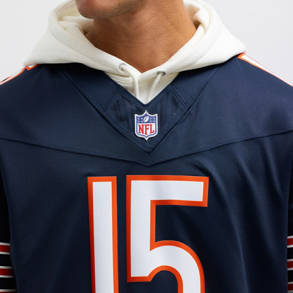 Rome Odunze Chicago Bears Vapor F.U.S.E. Limited Jersey Navy - Nike