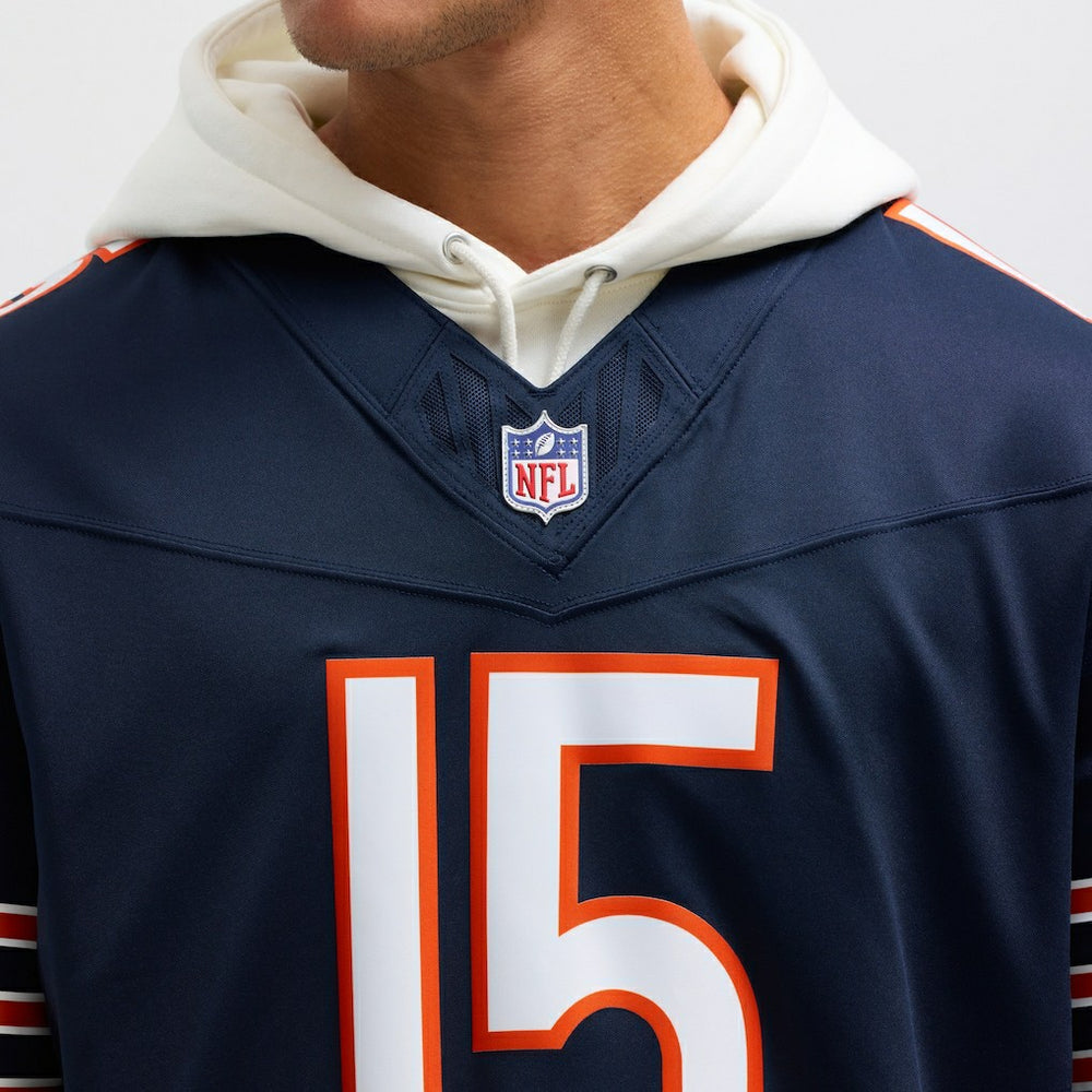 Rome Odunze Chicago Bears Vapor F.U.S.E. Limited Jersey Navy - Nike