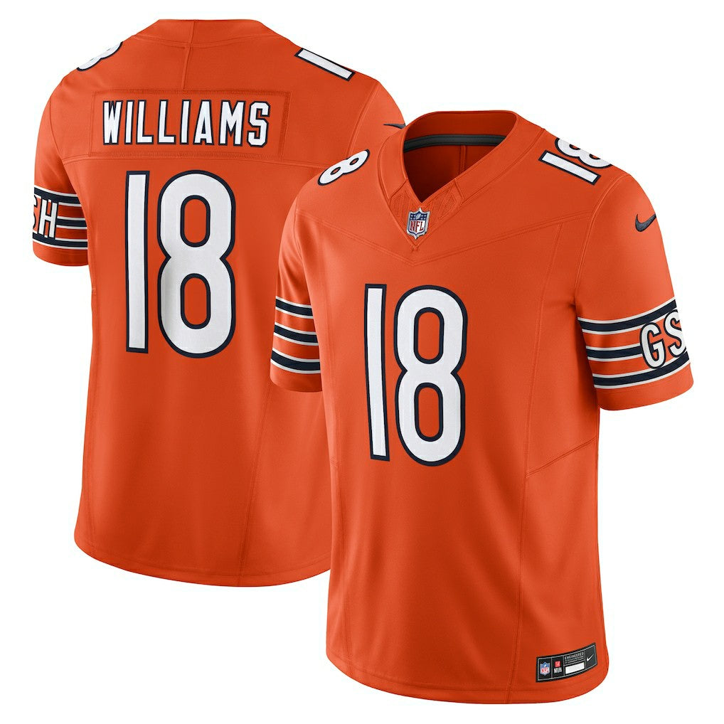 Caleb Williams Chicago Bears Vapor F.U.S.E. Limited Jersey Orange - Nike