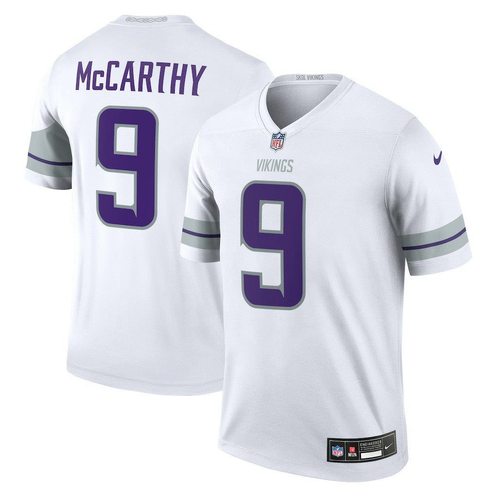 J.J. McCarthy Minnesota Vikings Legend Player Performance Top White - Nike