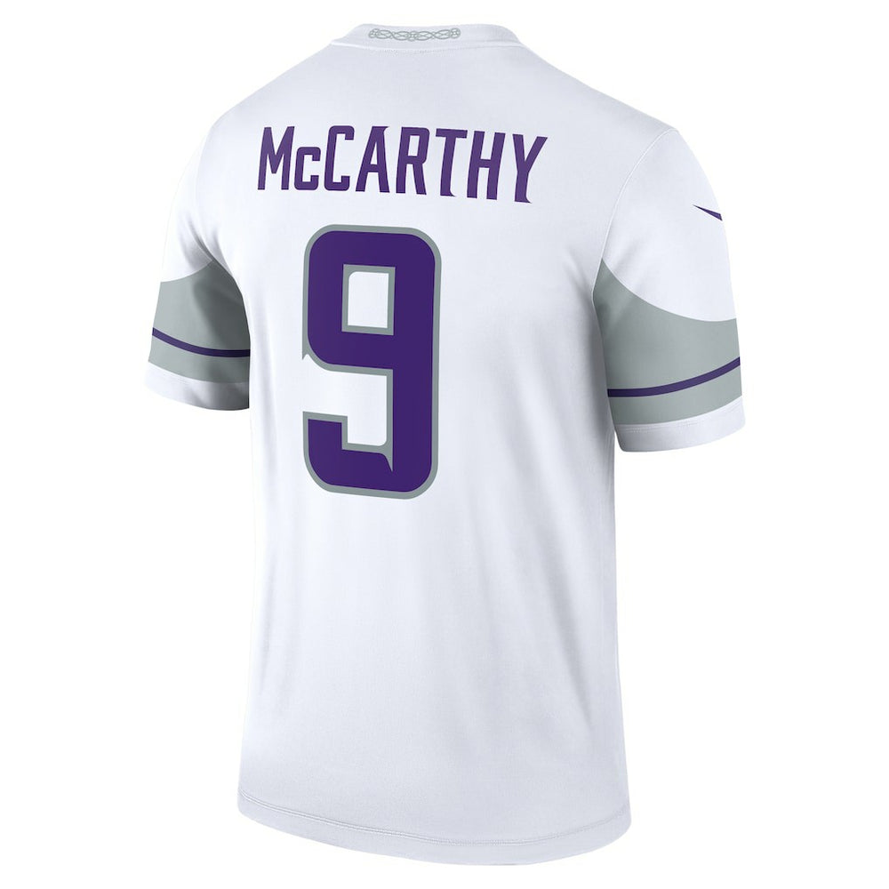 J.J. McCarthy Minnesota Vikings Legend Player Performance Top White - Nike