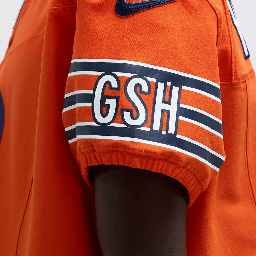 Caleb Williams Chicago Bears Alternate Vapor F.U.S.E. Elite Jersey Orange - Nike