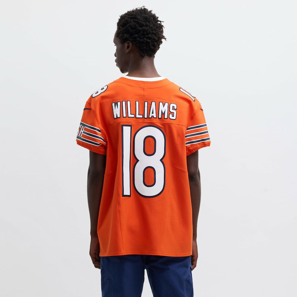 Caleb Williams Chicago Bears Alternate Vapor F.U.S.E. Elite Jersey Orange - Nike