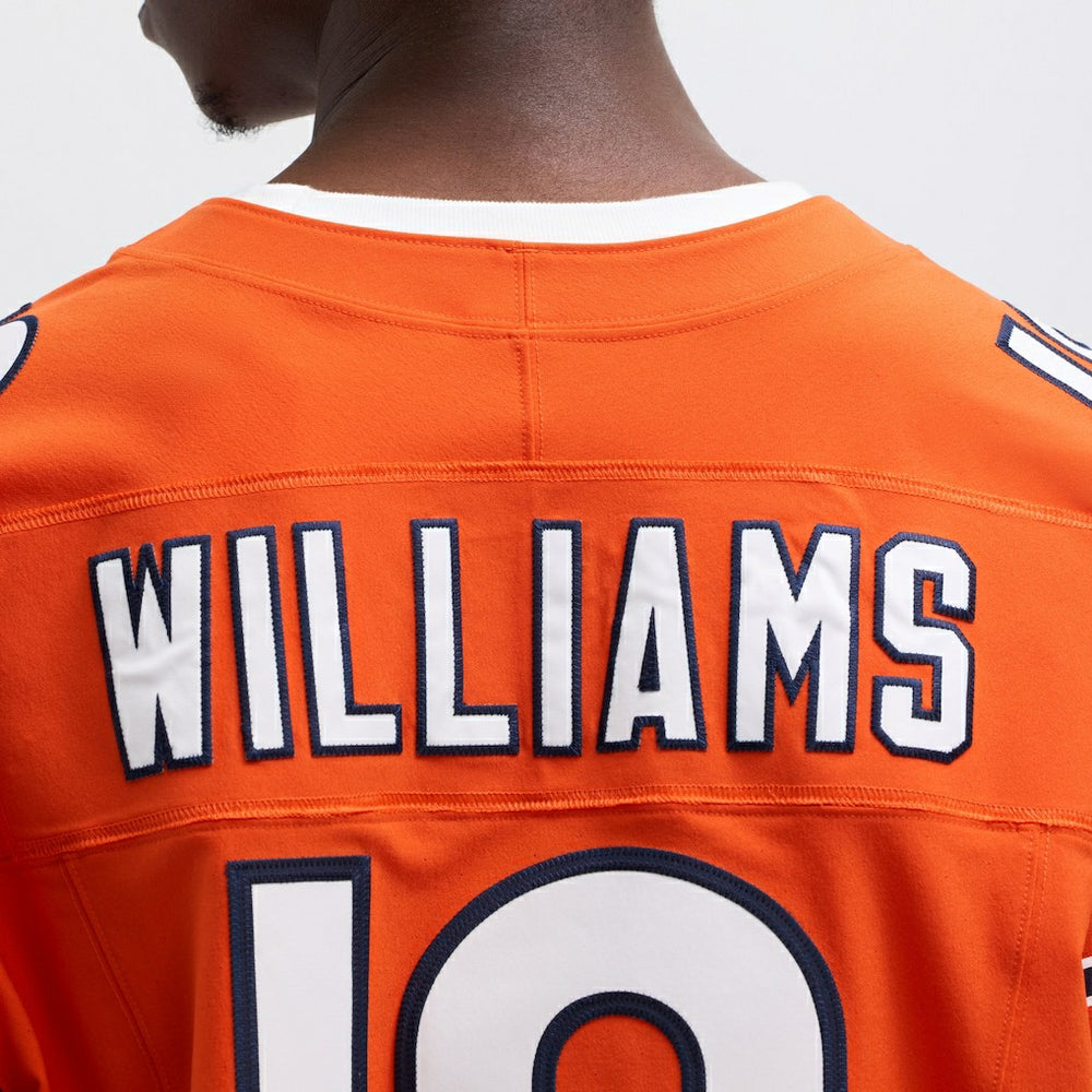 Caleb Williams Chicago Bears Alternate Vapor F.U.S.E. Elite Jersey Orange - Nike