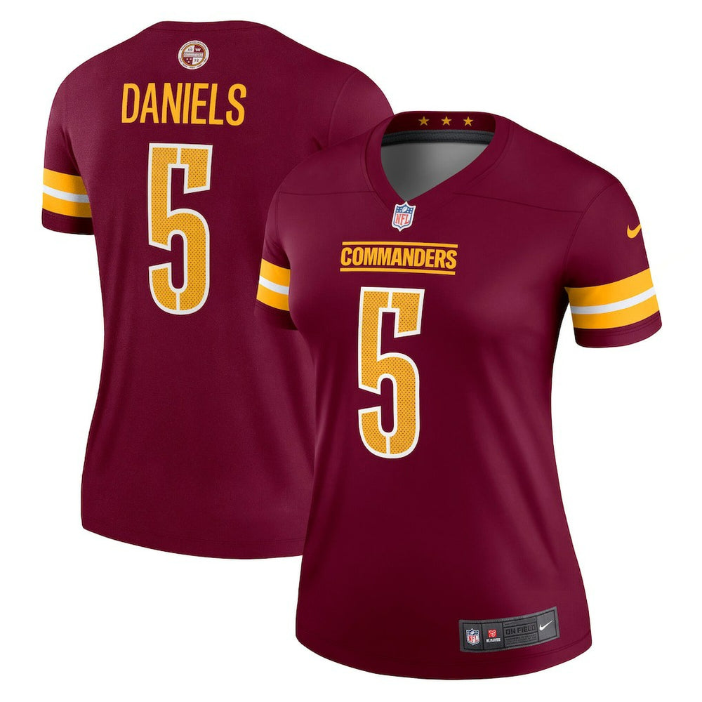 Jayden Daniels Washington Commanders Women's Legend Player Performance Top Burgundy - Nike