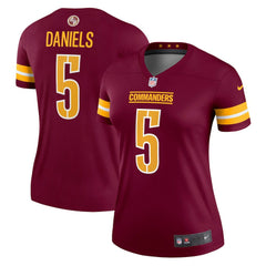 Jayden Daniels Washington Commanders Women's Legend Player Performance Top Burgundy - Nike