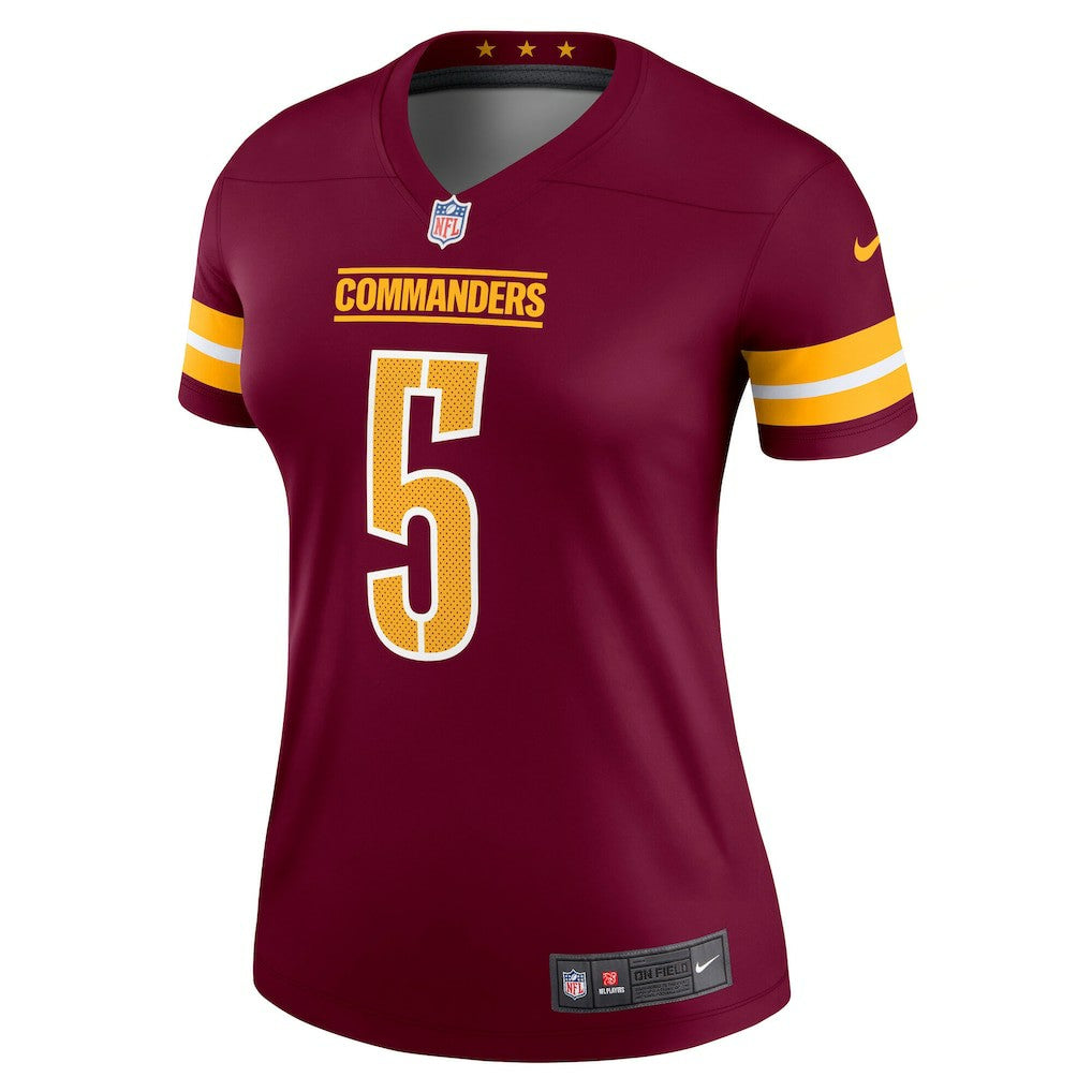 Jayden Daniels Washington Commanders Women's Legend Player Performance Top Burgundy - Nike