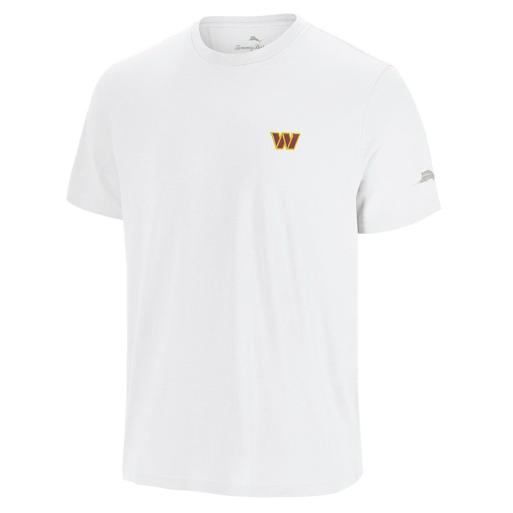 Washington Commanders Sport Torchdown Graphic T-Shirt White - Tommy Bahama