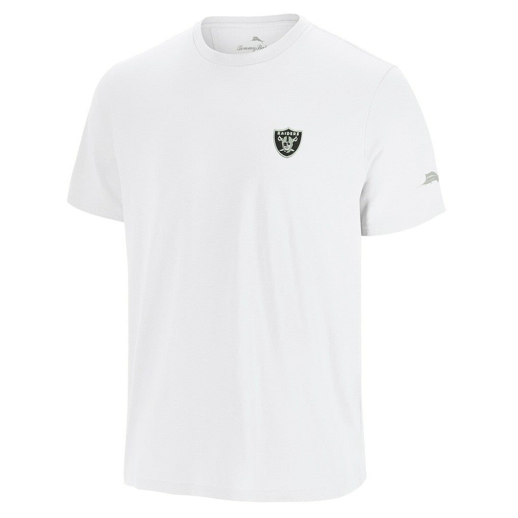 Las Vegas Raiders Sport Torchdown Graphic T-Shirt White - Tommy Bahama
