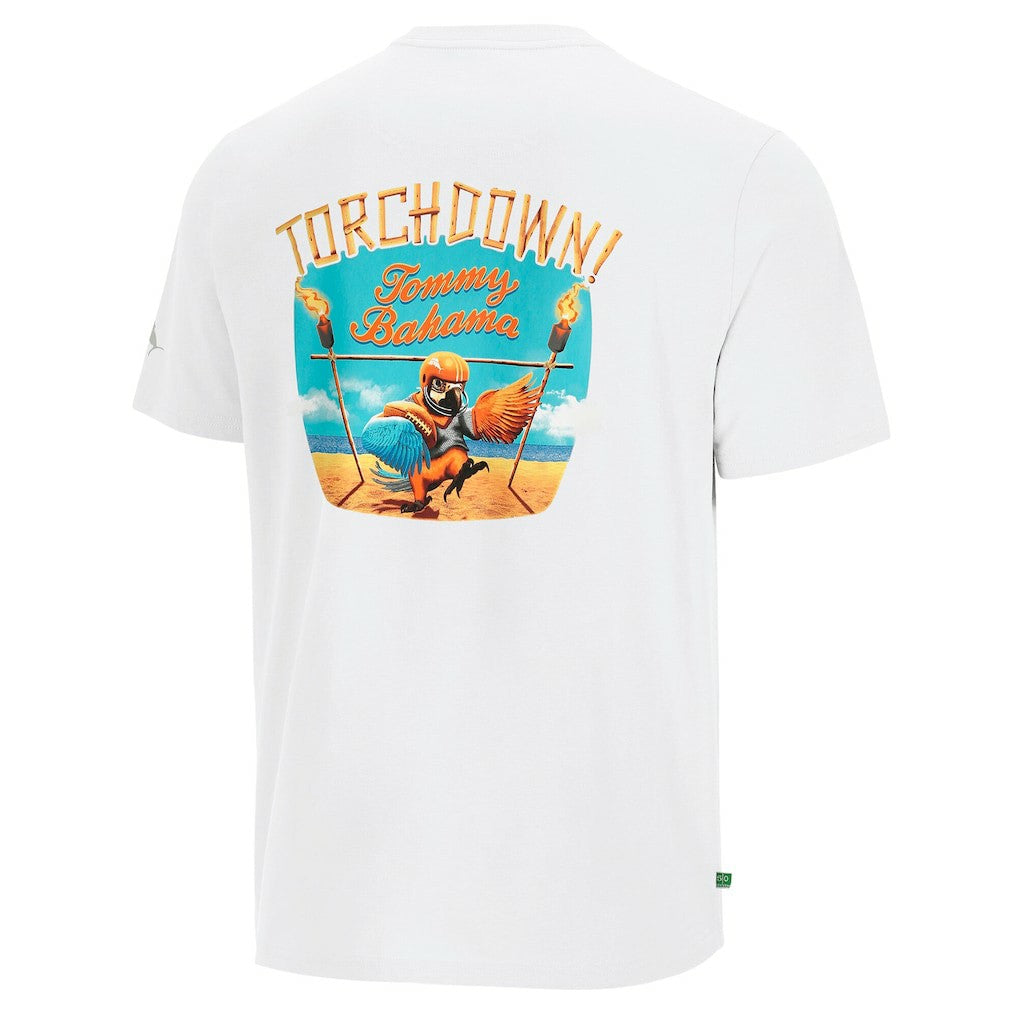Baltimore Ravens Sport Torchdown Graphic T-Shirt White - Tommy Bahama