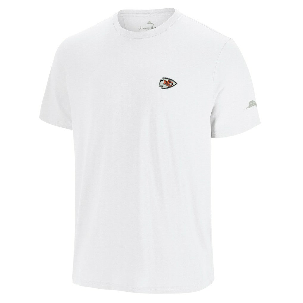 Kansas City Chiefs Sport Torchdown Graphic T-Shirt White - Tommy Bahama
