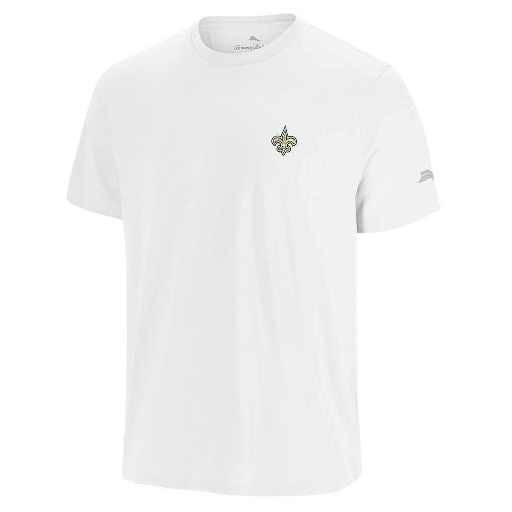 New Orleans Saints Sport Torchdown Graphic T-Shirt White - Tommy Bahama