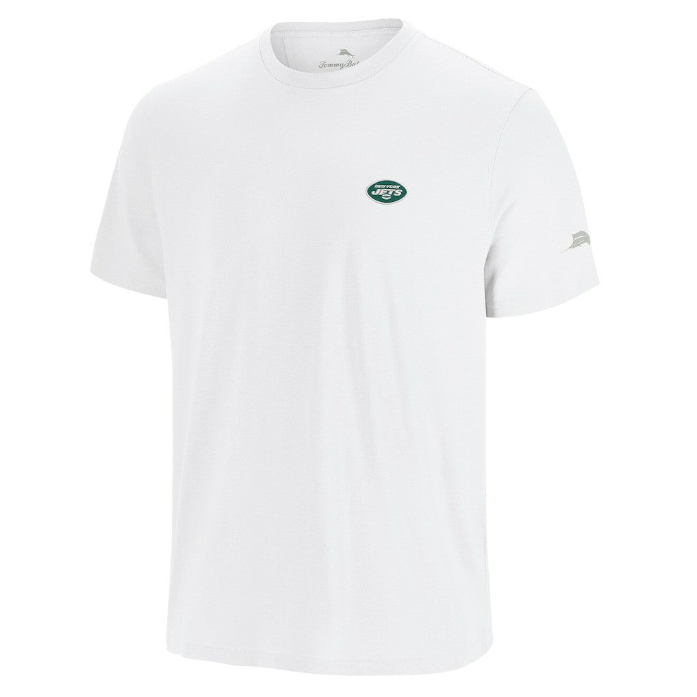 New York Jets Sport Torchdown Graphic T-Shirt White - Tommy Bahama
