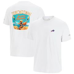 Buffalo Bills Sport Torchdown Graphic T-Shirt White - Tommy Bahama