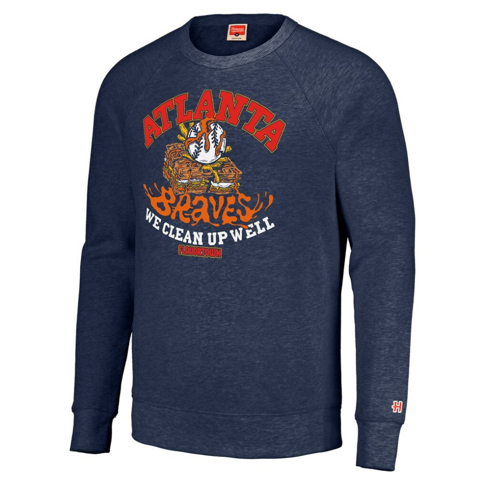 Atlanta Braves MLB x Guy Fieri’s Flavortown Unisex Tri-Blend Pullover Sweatshirt Online