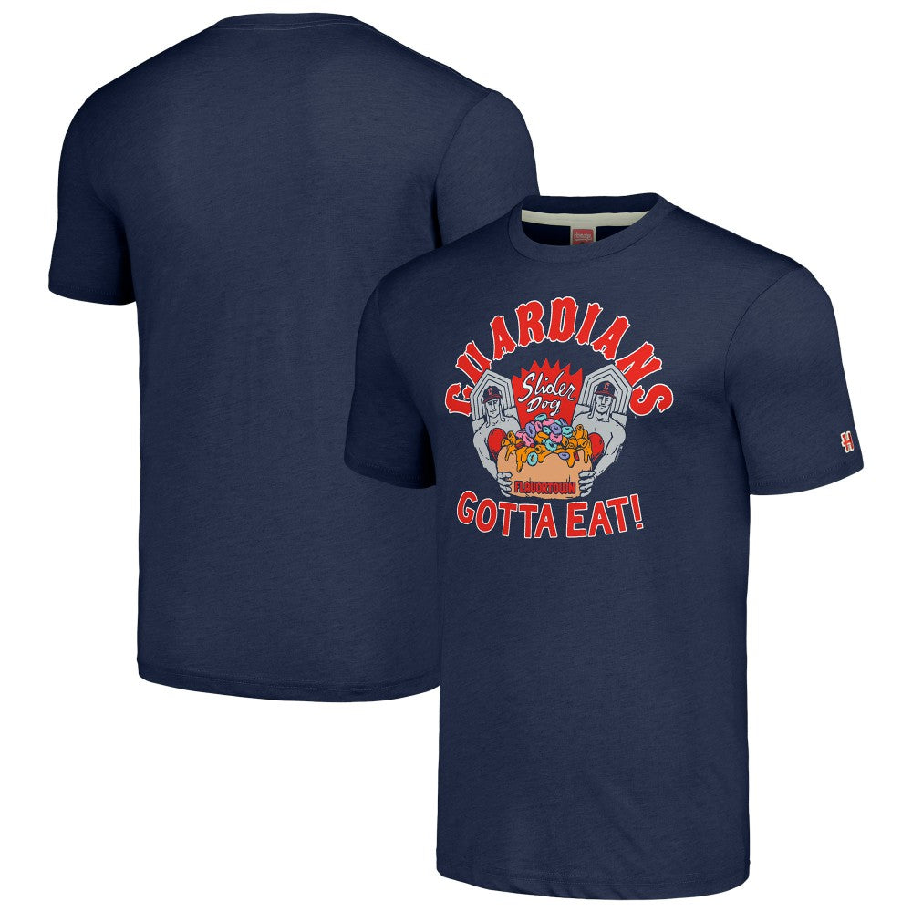 Cleveland Guardians MLB x Guy Fieri’s Flavortown Unisex Tri-Blend T-Shirt On Sale