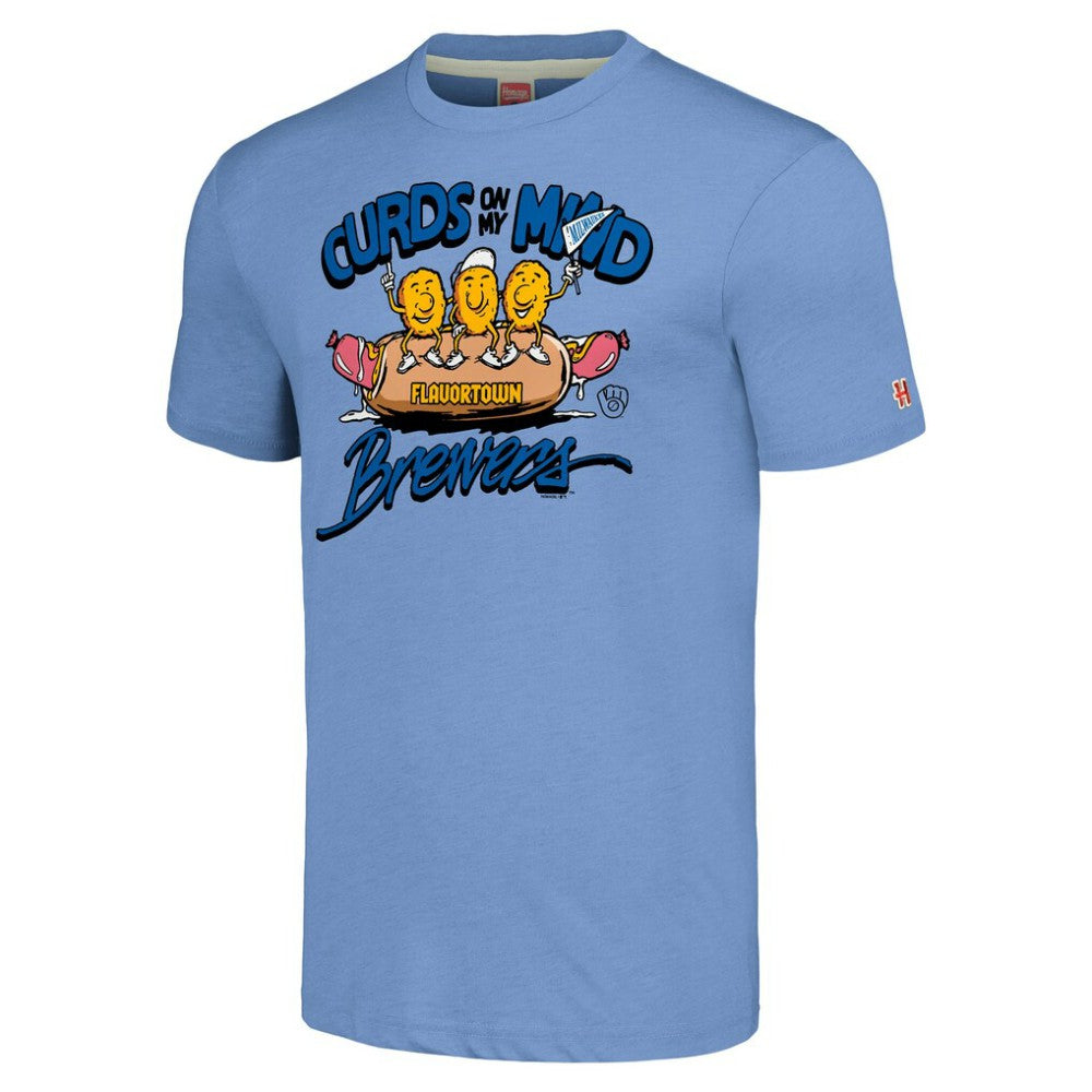 Milwaukee Brewers MLB x Guy Fieri’s Flavortown Unisex Tri-Blend T-Shirt Lifestyle