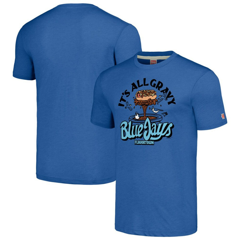 Toronto Blue Jays MLB x Guy Fieri’s Flavortown Unisex Tri-Blend T-Shirt On Sale