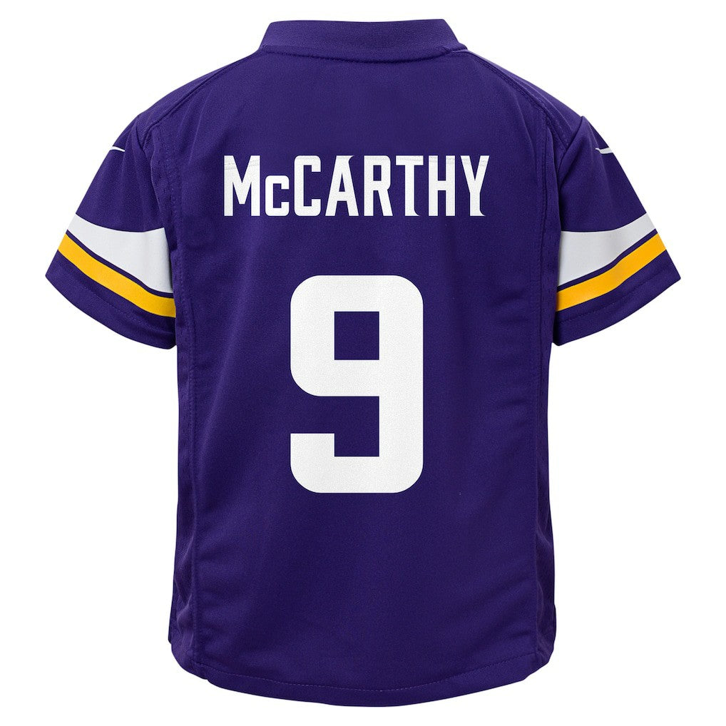 J.J. McCarthy Minnesota Vikings Preschool Player Game Jersey Purple - Nike