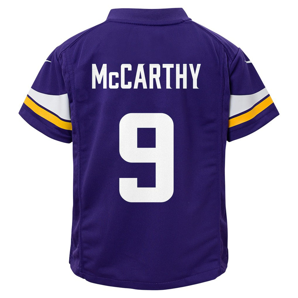 J.J. McCarthy Minnesota Vikings Preschool Player Game Jersey Purple - Nike