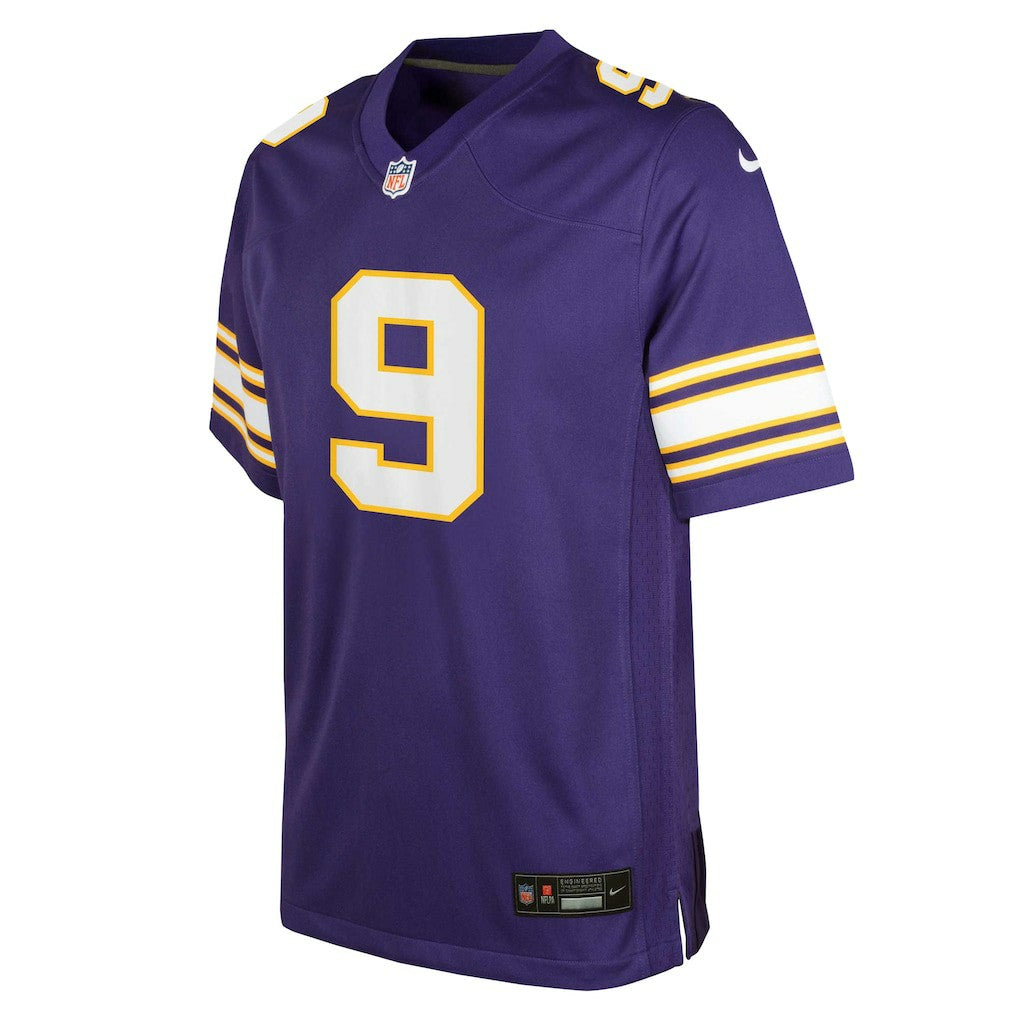 J.J. McCarthy Minnesota Vikings Youth Game Jersey Purple - Nike