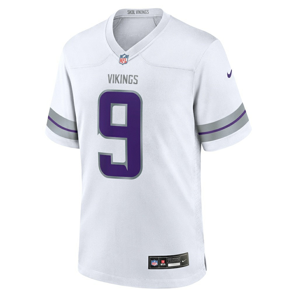 J.J. McCarthy Minnesota Vikings Alternate Game Player Jersey - White | NFL Jerseys