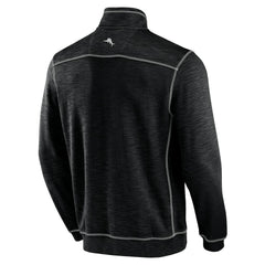 Miami Dolphins Big & Tall Tobago Bay Half-Zip Sweatshirt Black - Tommy Bahama