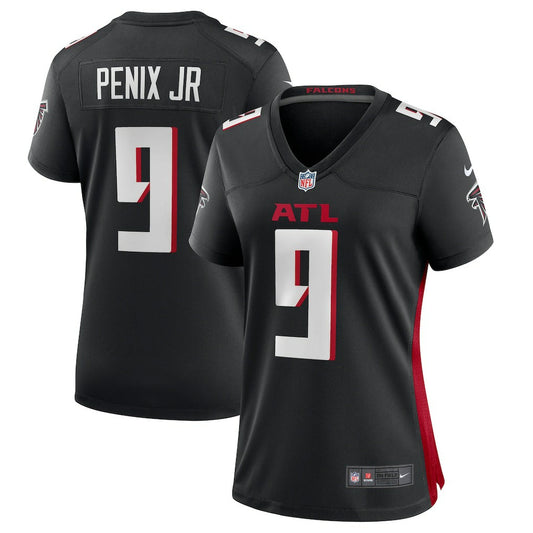 Michael Penix Jr. Atlanta Falcons Women's Game Jersey - Black | NFL Jerseys