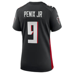 Michael Penix Jr. Atlanta Falcons Women's Game Jersey Black - Nike
