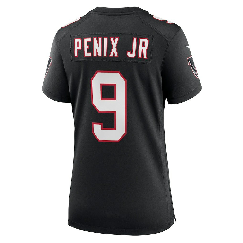 Michael Penix Jr. Atlanta Falcons Women's Alternate Game Jersey Black - Nike