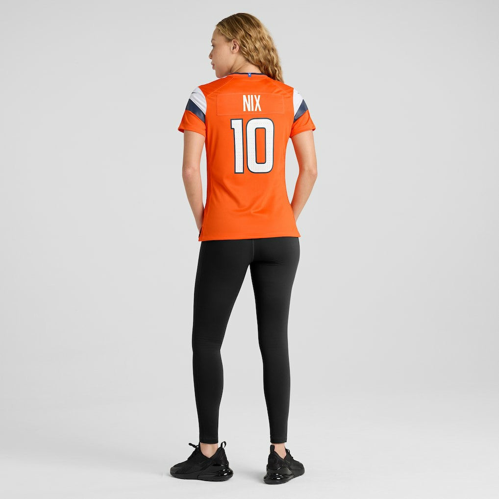 Bo Nix Denver Broncos Women's Game Jersey - Orange | NFL Jerseys