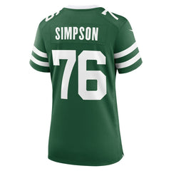 John Simpson New York Jets Women's Game Jersey Legacy Green - Nike