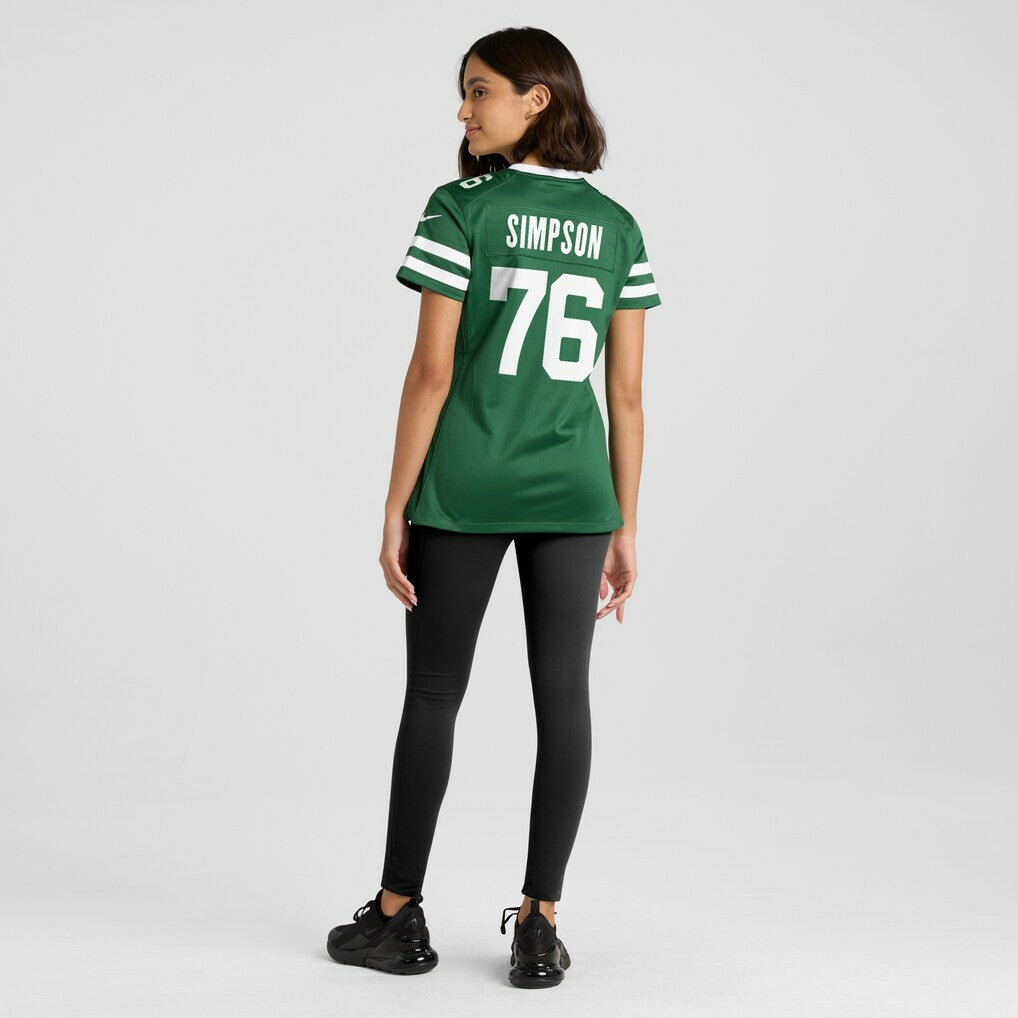 John Simpson New York Jets Women's Game Jersey Legacy Green - Nike