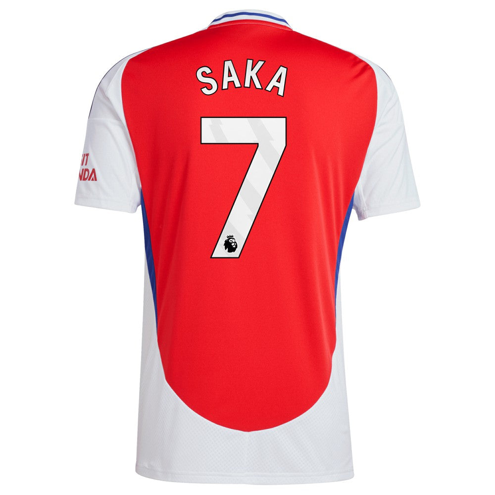 Adidas Bukayo Saka Arsenal 2024/25 Home Replica Player Jerseys – Red