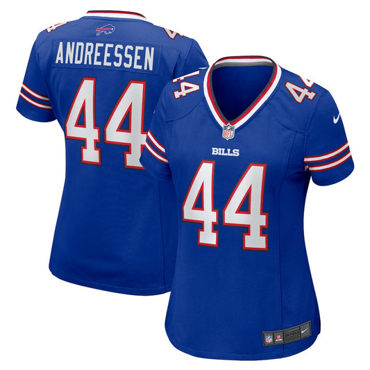 Joe Andreessen Buffalo Bills Women's Game Jersey - Royal | NFL Jerseys