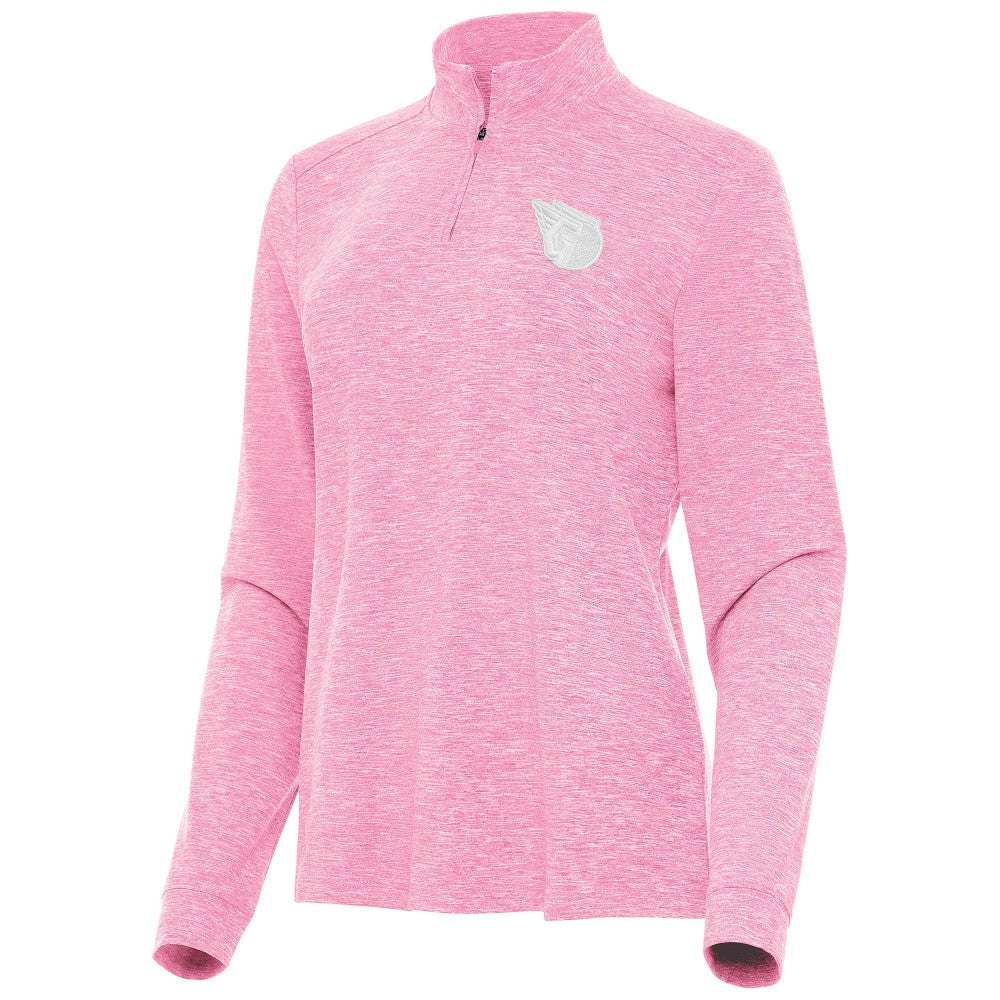 Cleveland Guardians Antigua Women's Mentor Lightweight Mock Neck Quarter-Zip Top Online