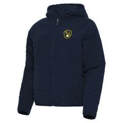 Milwaukee Brewers Antigua Women's Universe Full-Zip Hoodie Jacket discount