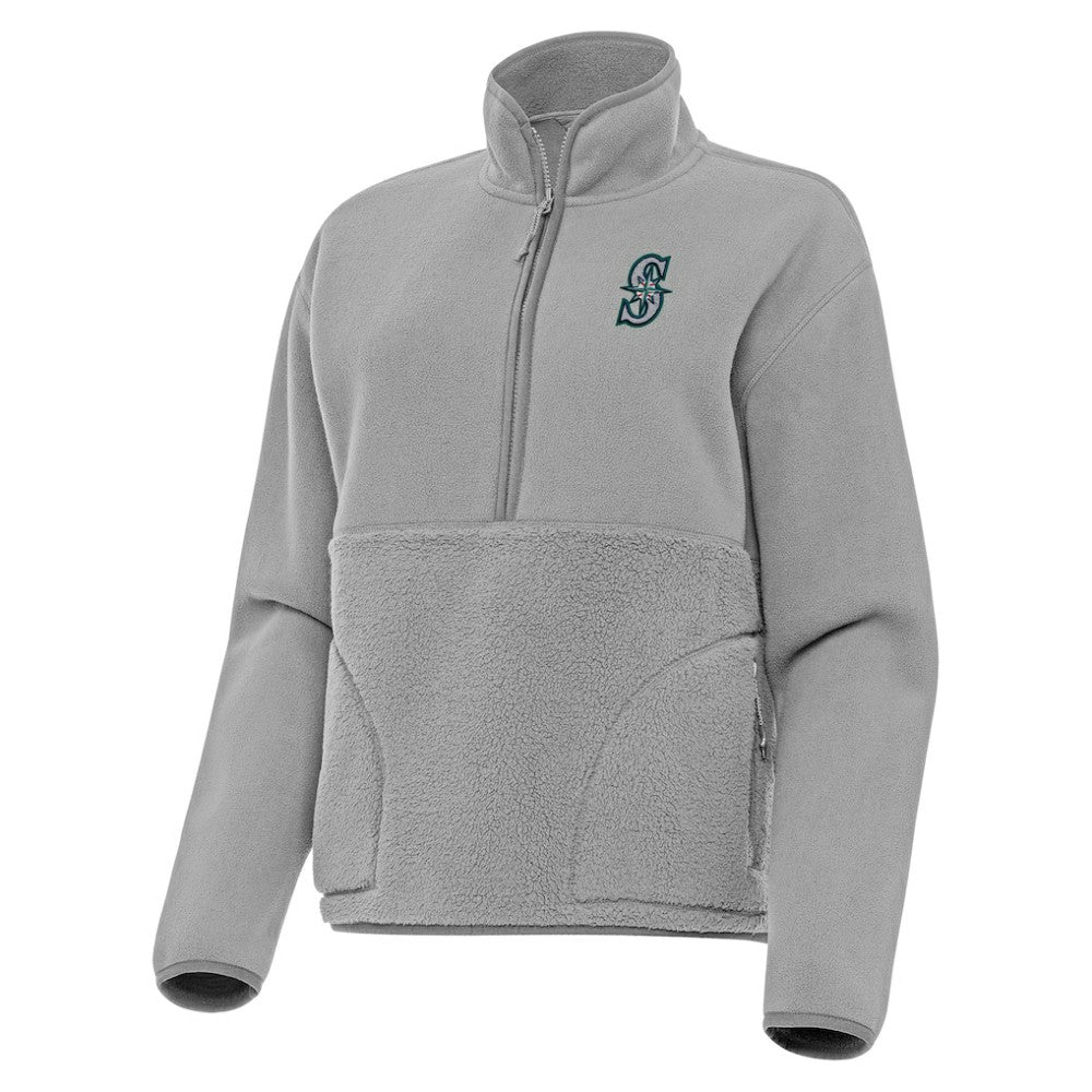 Seattle Mariners Antigua Women's Figure Half-Zip Sweatshirt discount