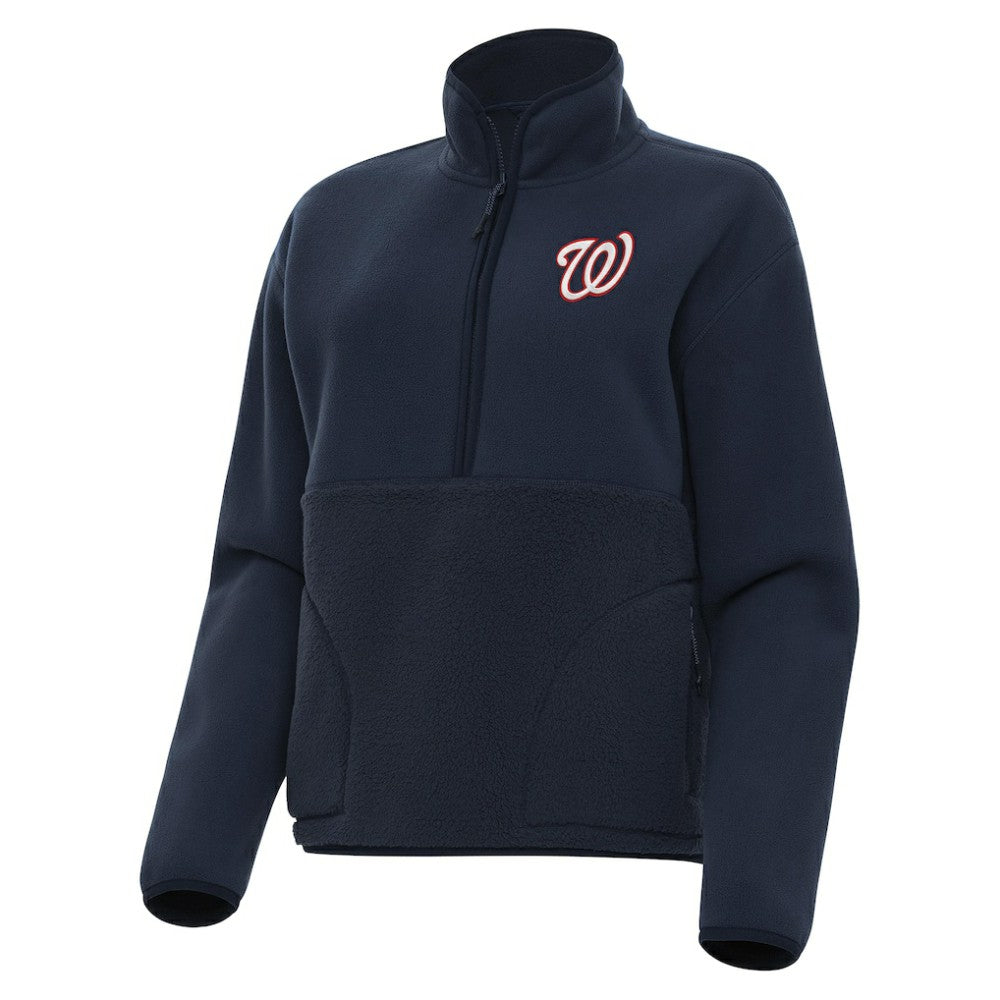 Washington Nationals Antigua Women's Figure Half-Zip Sweatshirt Online