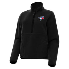 Toronto Blue Jays Antigua Women's Figure Half-Zip Sweatshirt discount