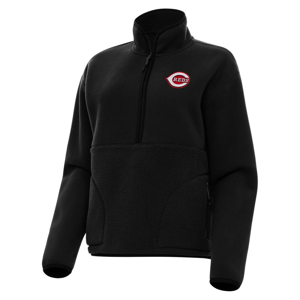 Cincinnati Reds Antigua Women's Figure Half-Zip Sweatshirt discount