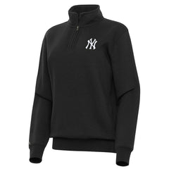New York Yankees Antigua Women's Victory Quarter-Zip Sweatshirt On Sale