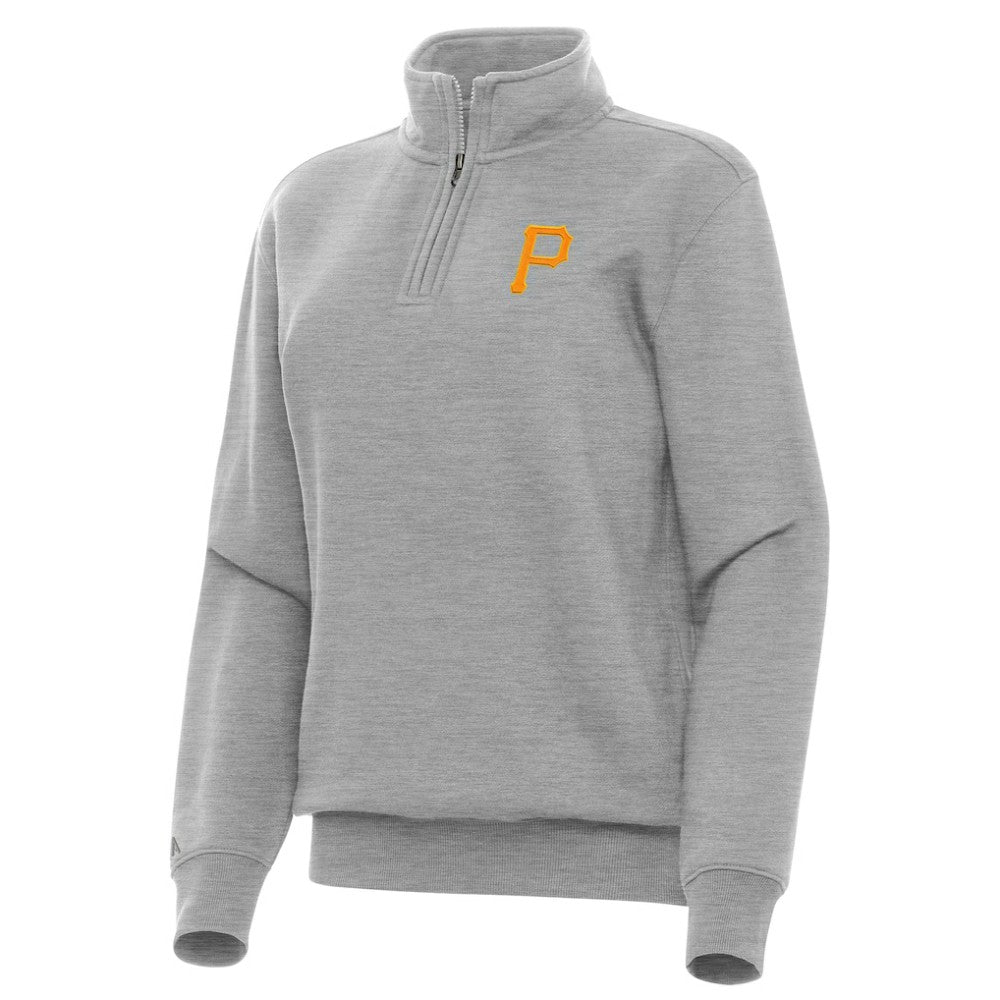 Pittsburgh Pirates Antigua Women's Victory Quarter-Zip Sweatshirt Lifestyle