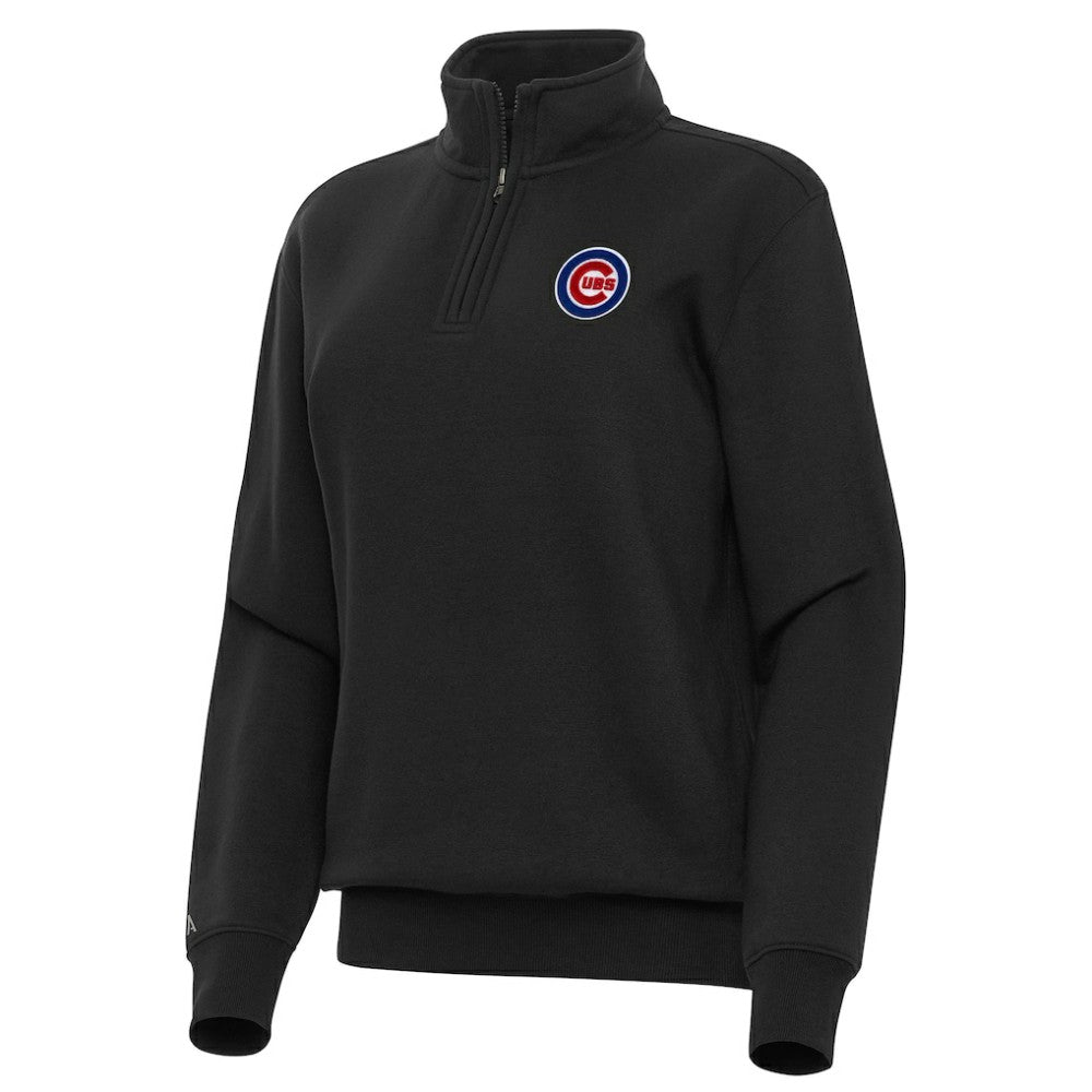 Chicago Cubs Antigua Women's Victory Quarter-Zip Sweatshirt Clearance