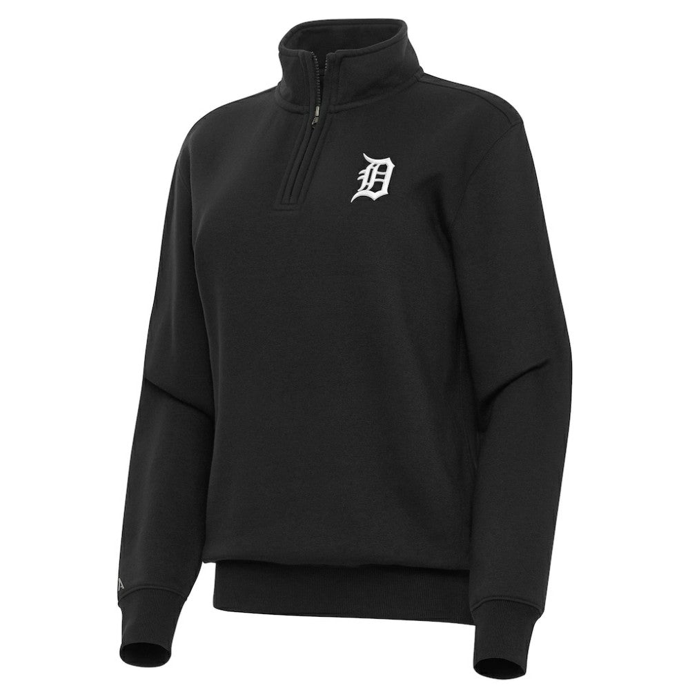 Detroit Tigers Antigua Women's Victory Quarter-Zip Sweatshirt Clearance