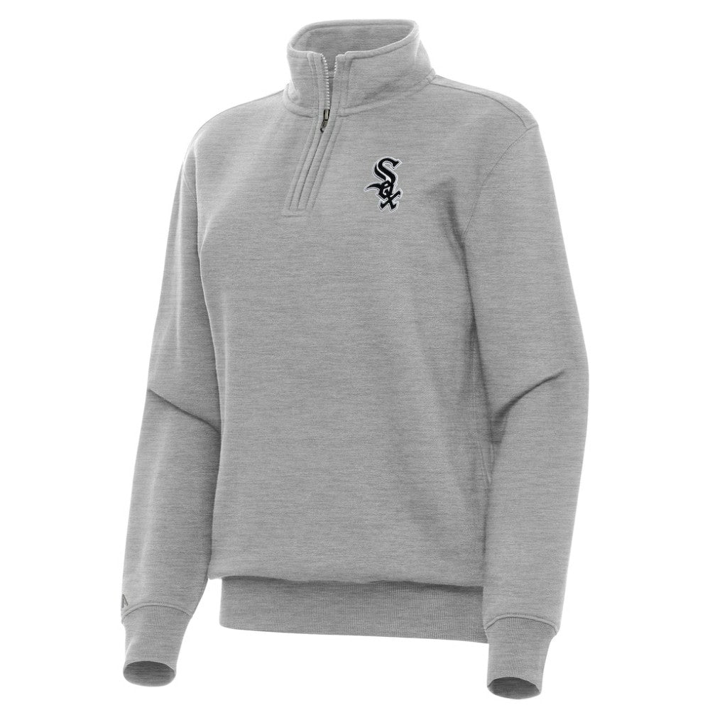 Chicago White Sox Antigua Women's Victory Quarter-Zip Sweatshirt Online