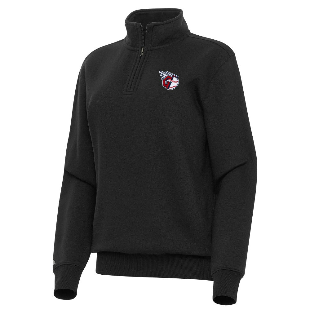 Cleveland Guardians Antigua Women's Victory Quarter-Zip Sweatshirt Sale